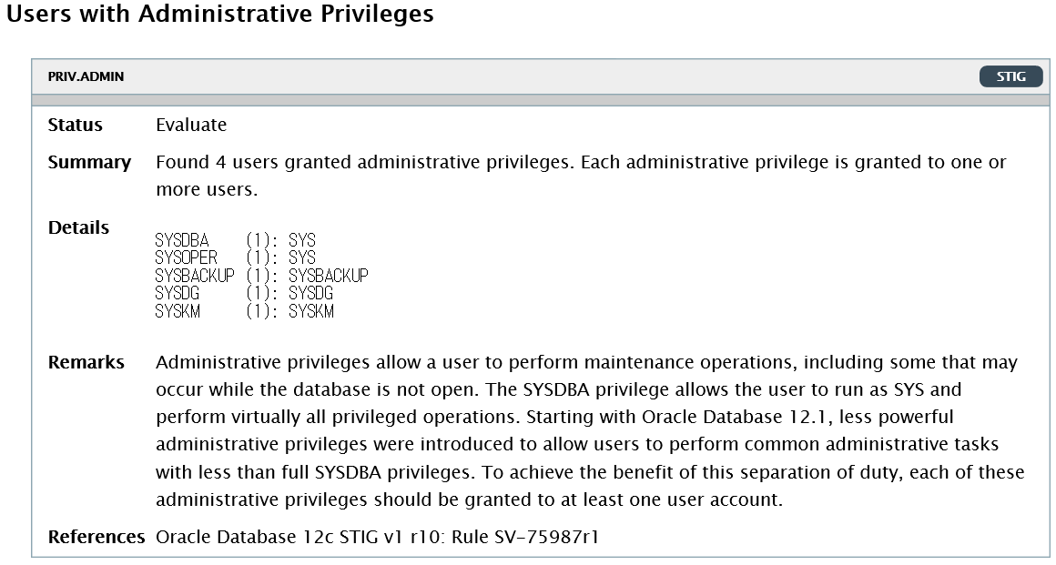 Users with Administrative Privileges