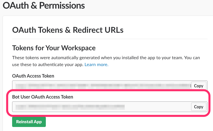OAuth & Permissions