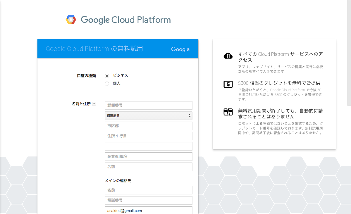 Google Cloud Platform の無料試用   auto tel2.png