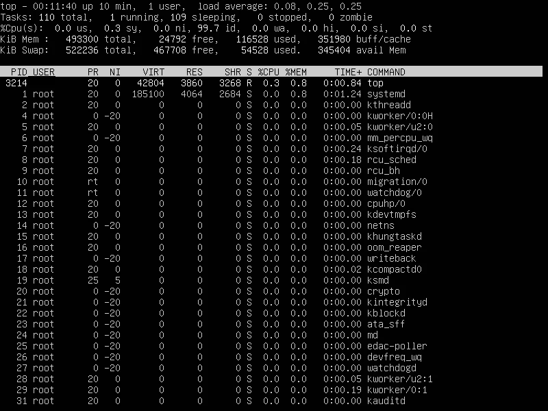 Ubuntu console