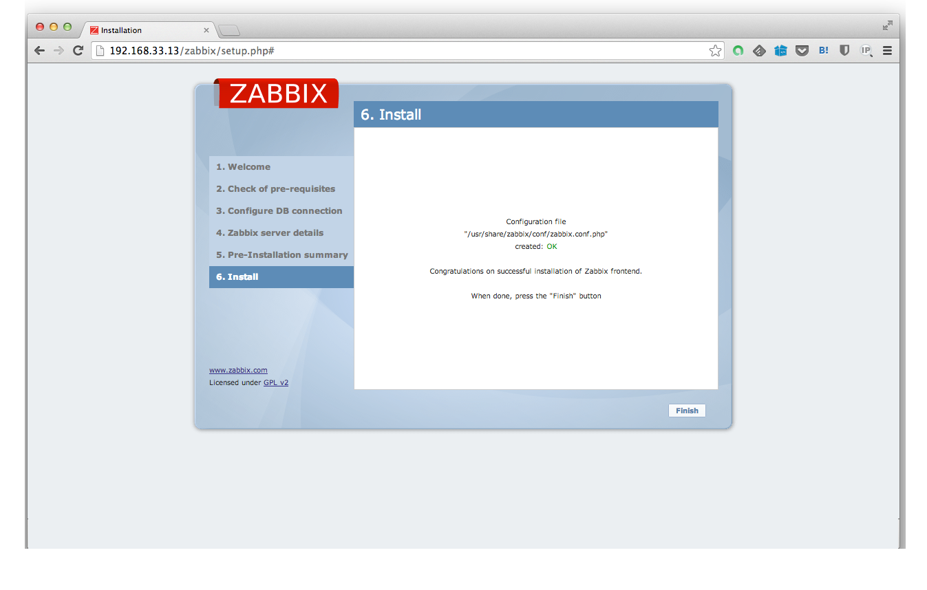 Zabbix-Web設定6