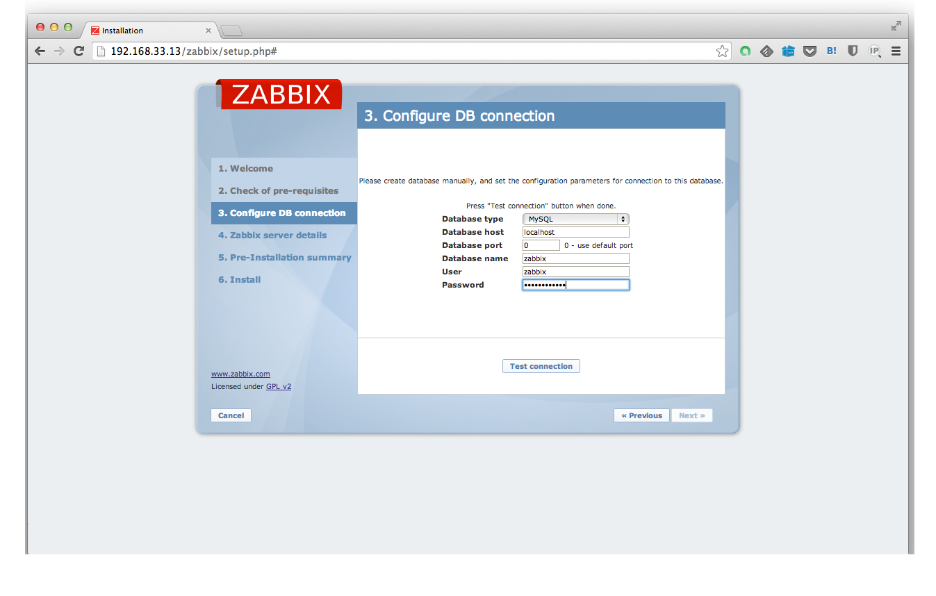 Zabbix-Web設定3