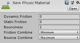 New Physic Material(Inspecter)