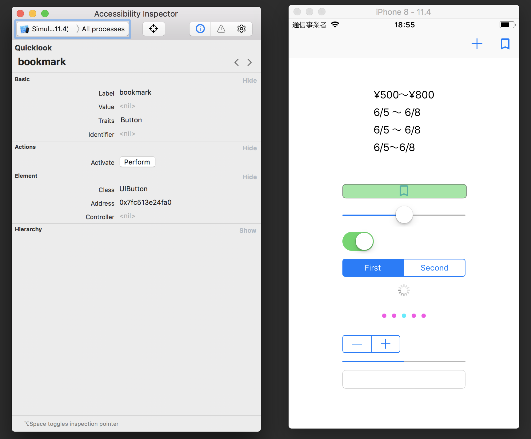 Accessibility Inspector Inspection