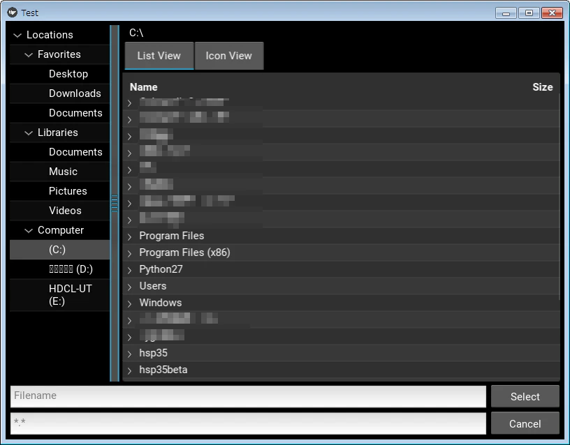kivy.garden.filebrowserのテスト.png