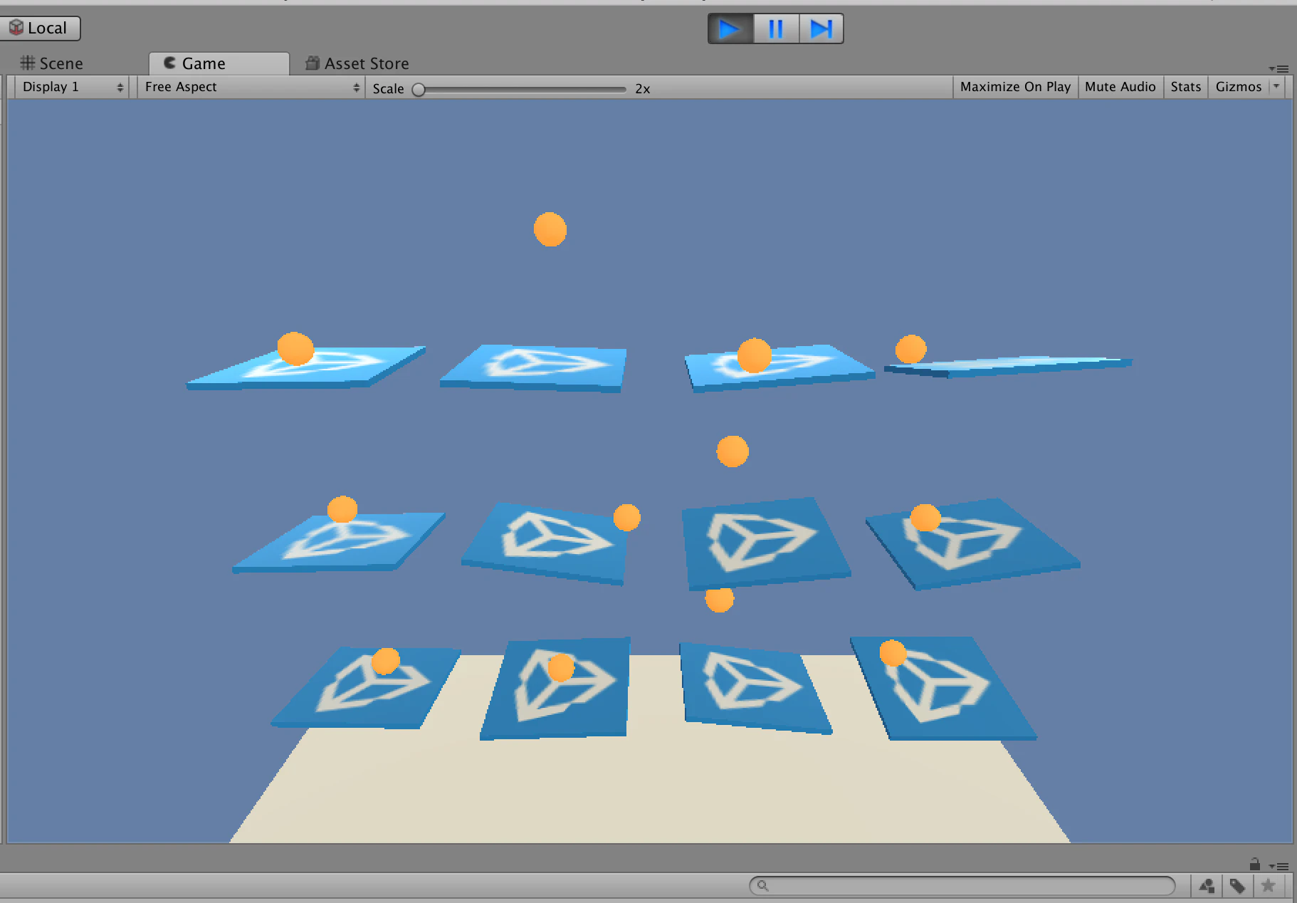3DBall Scenes Play