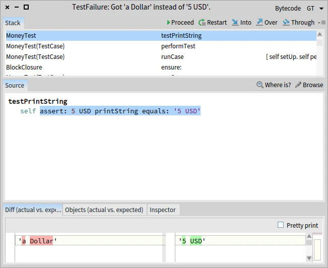 TestFailure; Got 'a Dollar' instead of '5 USD' (2).png