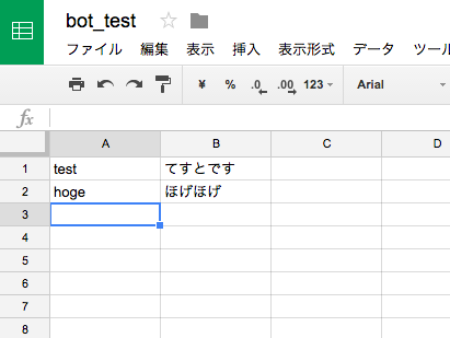 Googleスプレッドシートだけで作るfb Messenger Bot Qiita Googleスプレッドシートだけで作るfb Messenger Bot Qiita
