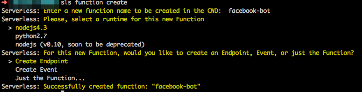 Lambda Functionの生成