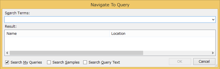 Navigate To Query
