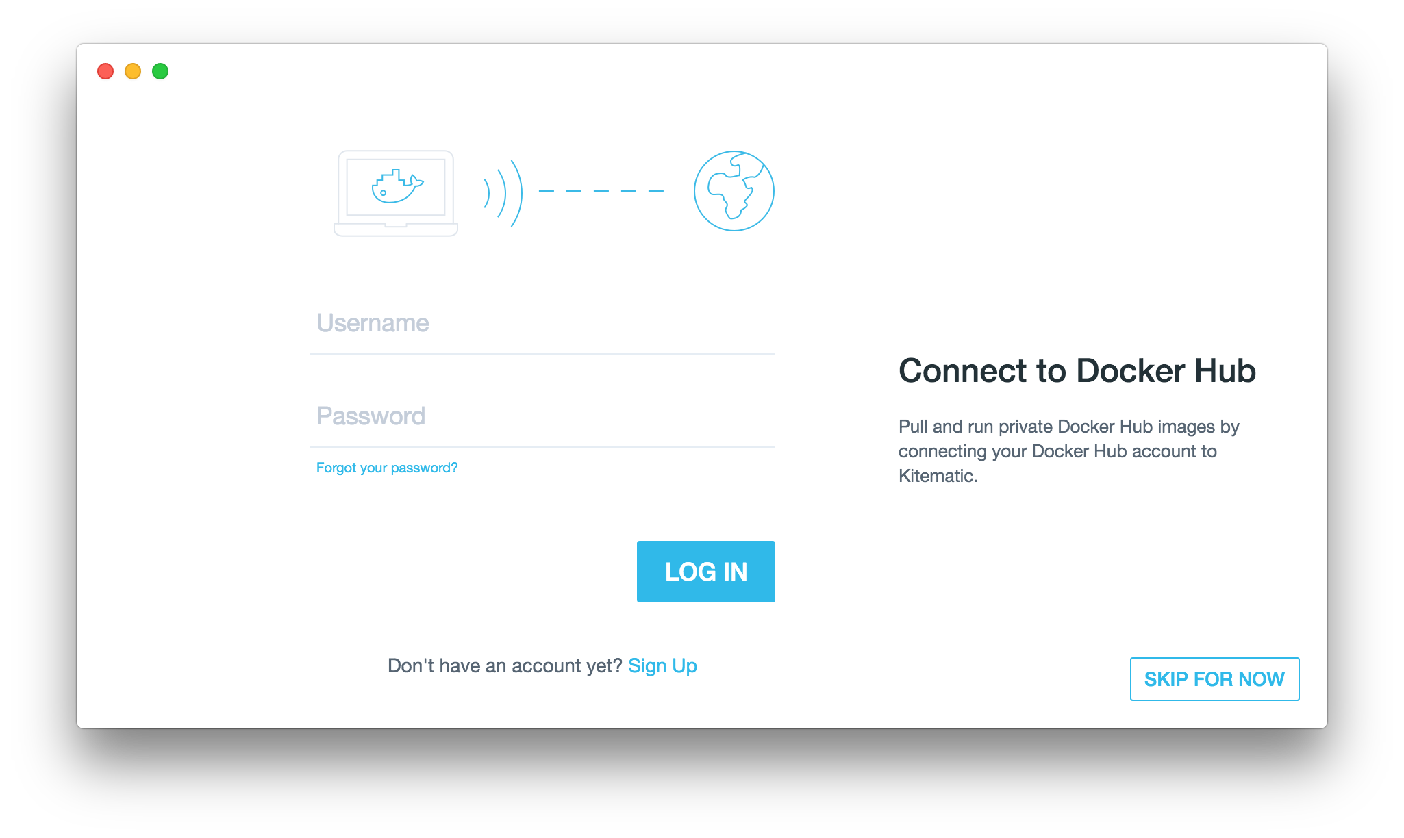 Connect to Docker Hub