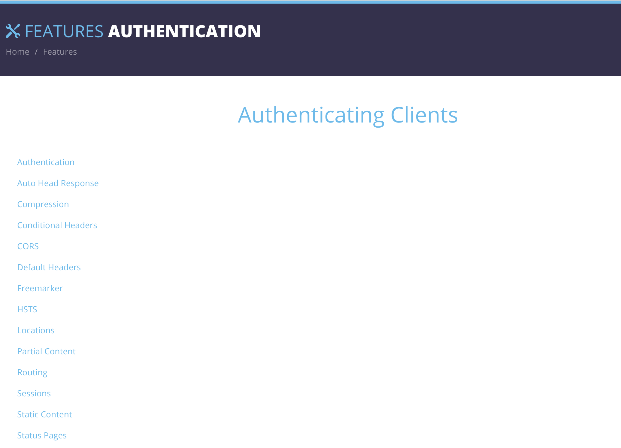 Ktor authentication page screenshot