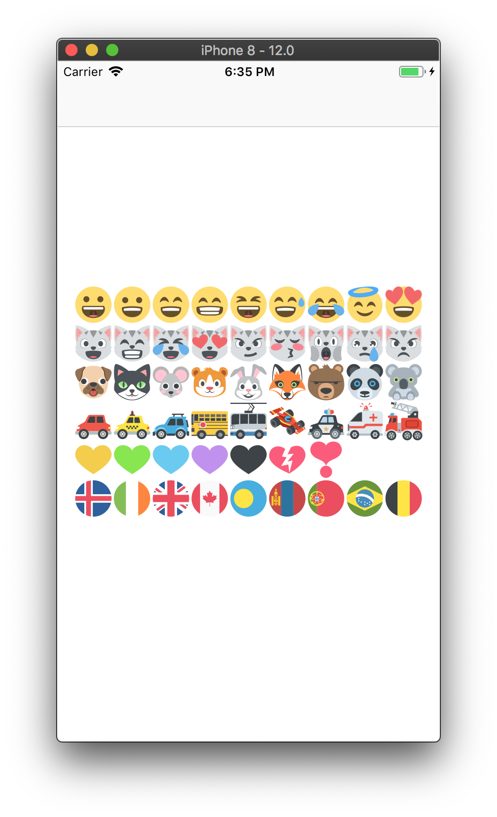 Ios 12 フラットな絵文字 Emojione を Ios で使ってみる Qiita Ios 12 フラットな絵文字 Emojione を Ios で使ってみる Qiita