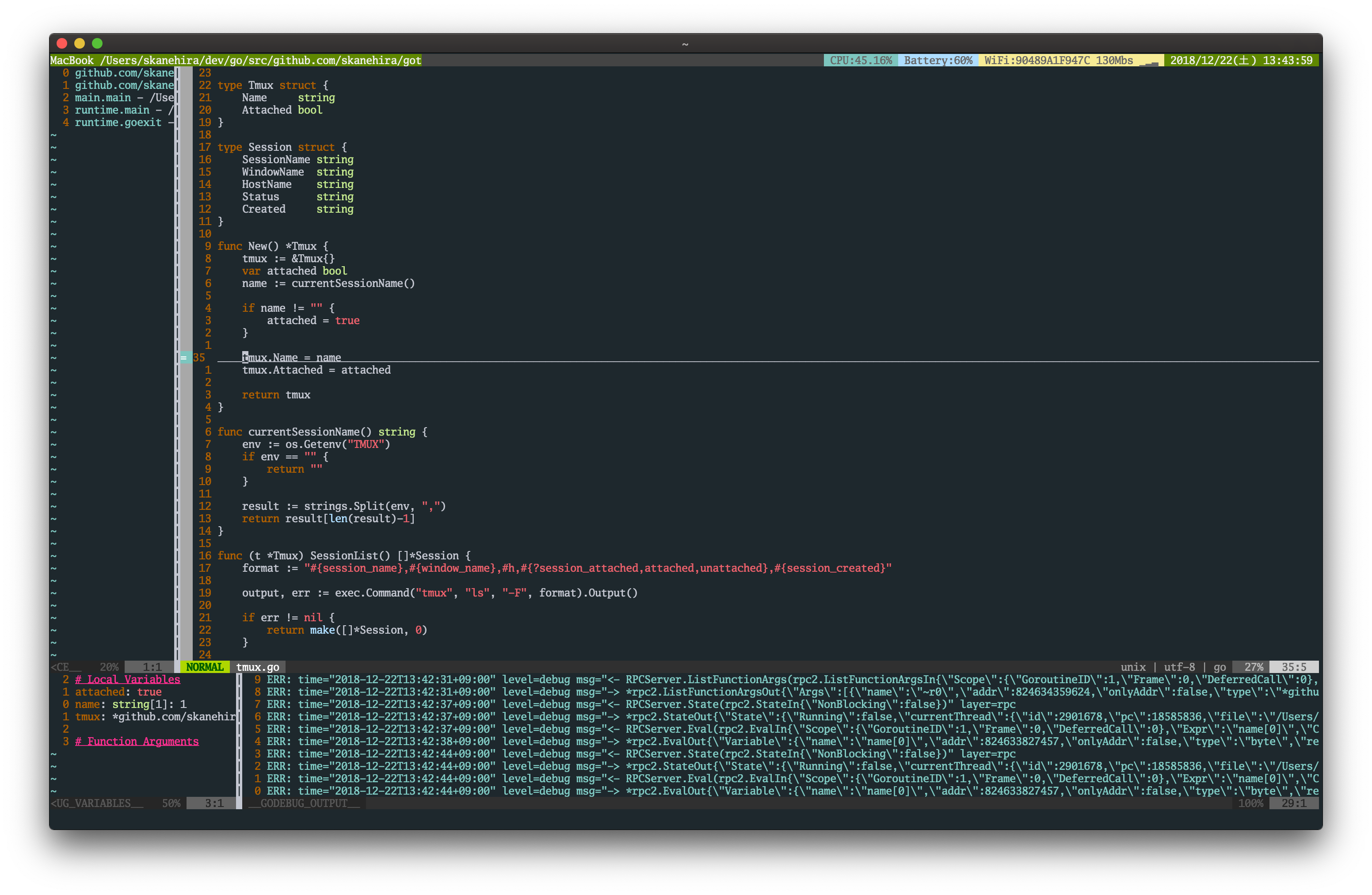 メモ Vimでgoのデバッグ環境を整える Qiita メモ Vimでgoのデバッグ環境を整える Qiita