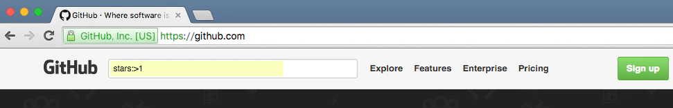 GitHubでの検索