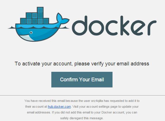 Docker Hub Activate