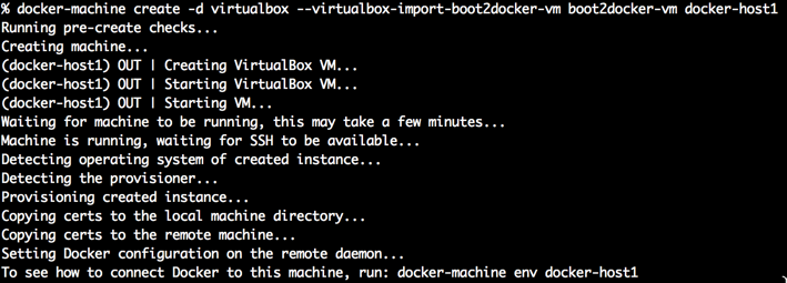 macでboot2dockerからdocker-machineにdocker-hostを移行している最中