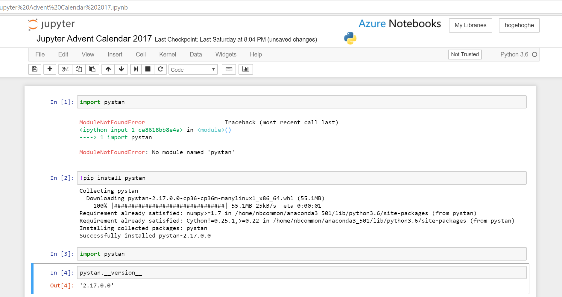 Azure Notebooks 活用の Tips Qiita Azure Notebooks 活用の Tips Qiita