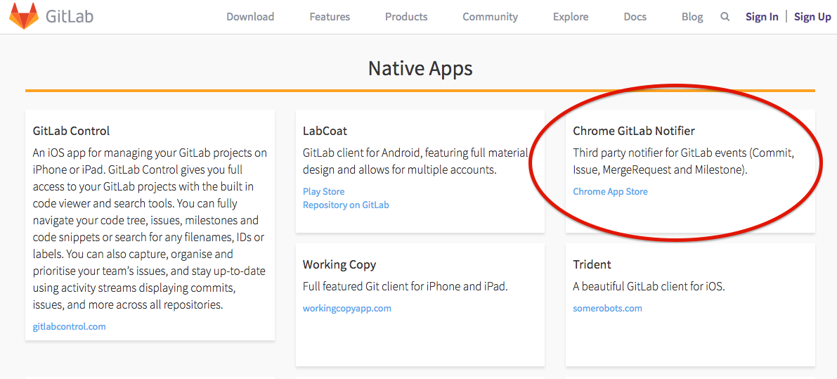 GitLab Native Apps
