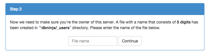 DbNinja MySQL Manager Setup.png DbNinja MySQL Manager Setup.png