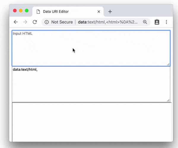Data URI Editor on Data URI