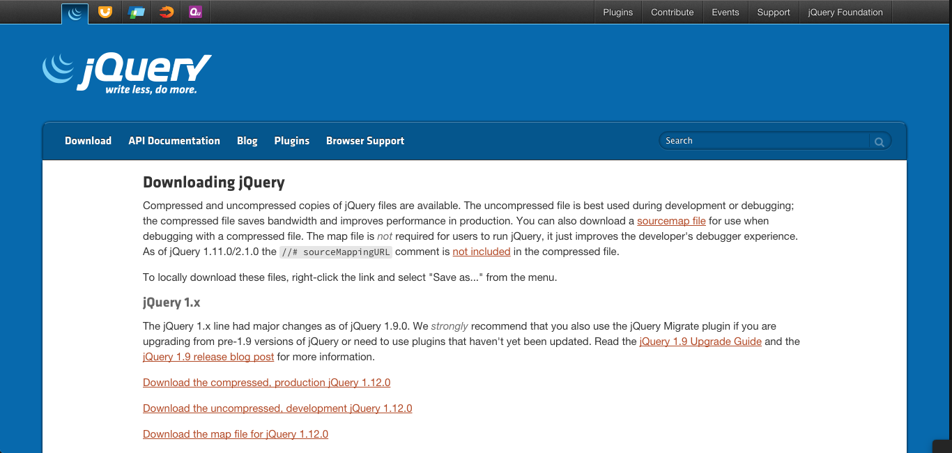jquery home page