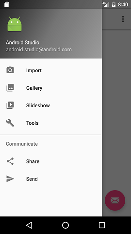 App Bar Status Bar Fab Navigation Drawer の色を変更する Qiita App Bar Status Bar Fab Navigation Drawer の色を変更する Qiita
