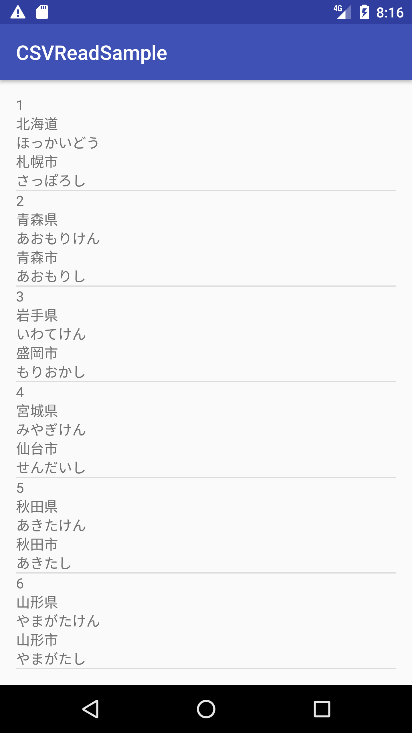Androidでcsvファイルを読み込んでリスト表示する Qiita Androidでcsvファイルを読み込んでリスト表示する Qiita