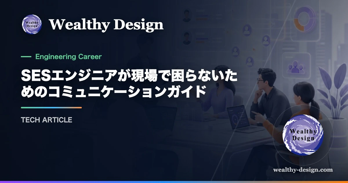 SESエンジニアが現場で困らないためのコミュニケーションガイドのアイキャッチ