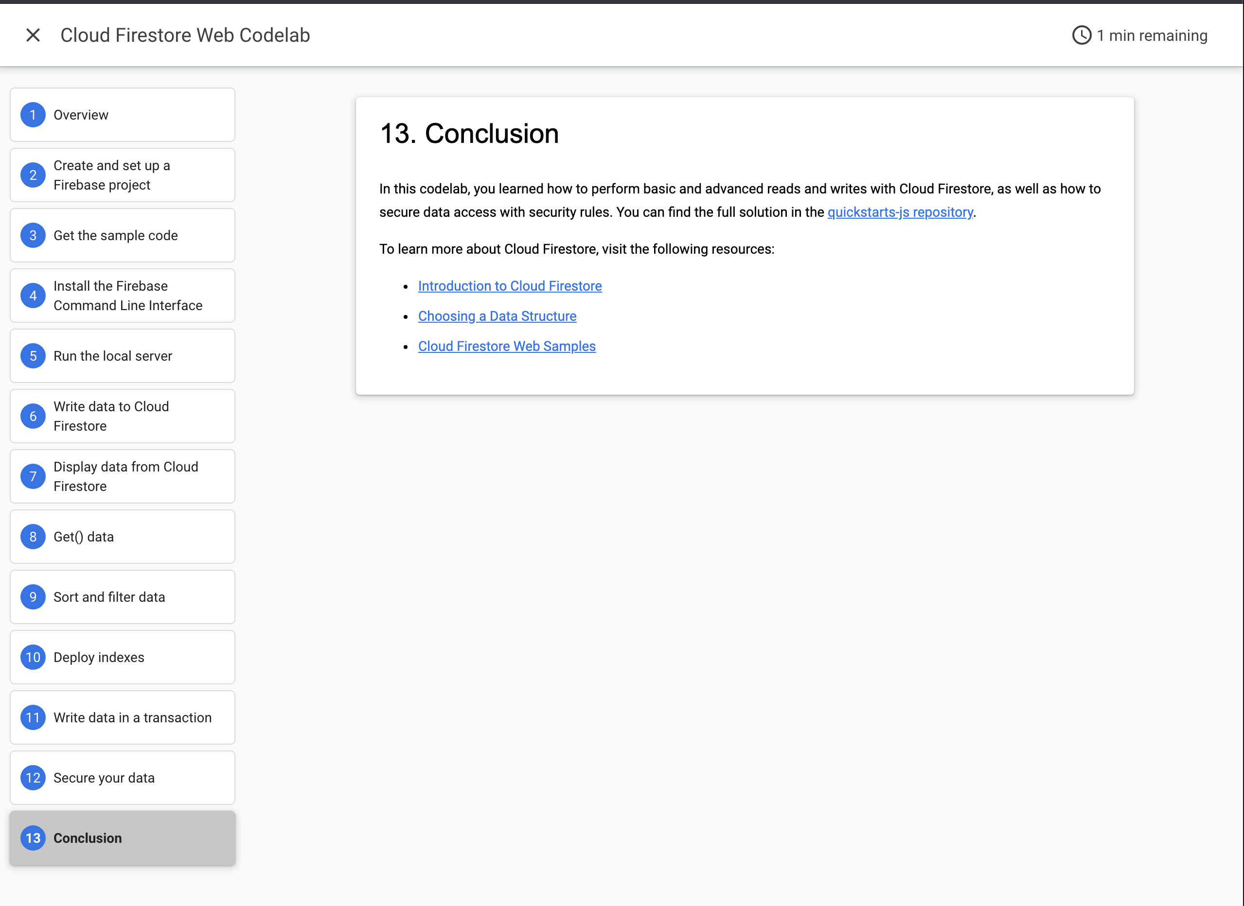 Cloud Firestore Web Codelab
