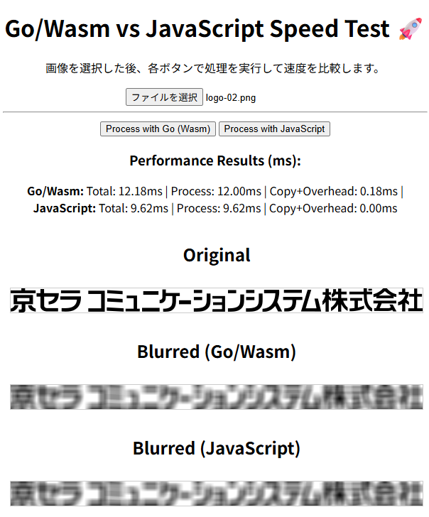 Webアプリresult