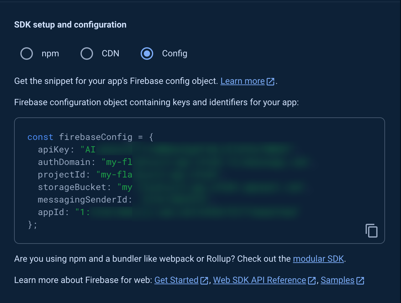 my-flashcard-app-Project-settings-General-Firebase-console.png