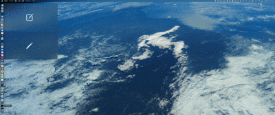 yabaiによる自動分割の様子