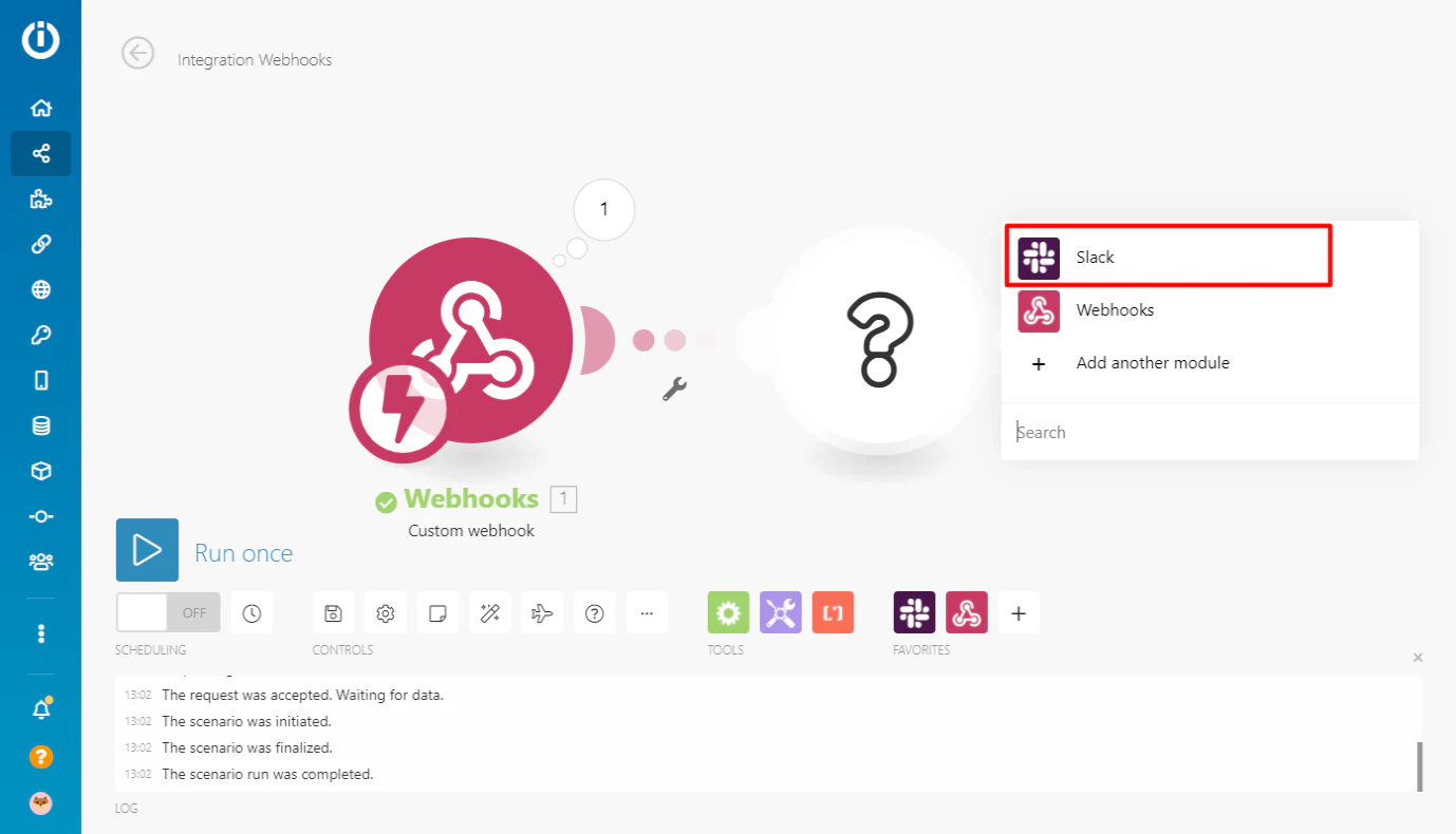 kintoneとslackの連携_integromat設定4 kintoneとslackの連携_integromat設定4