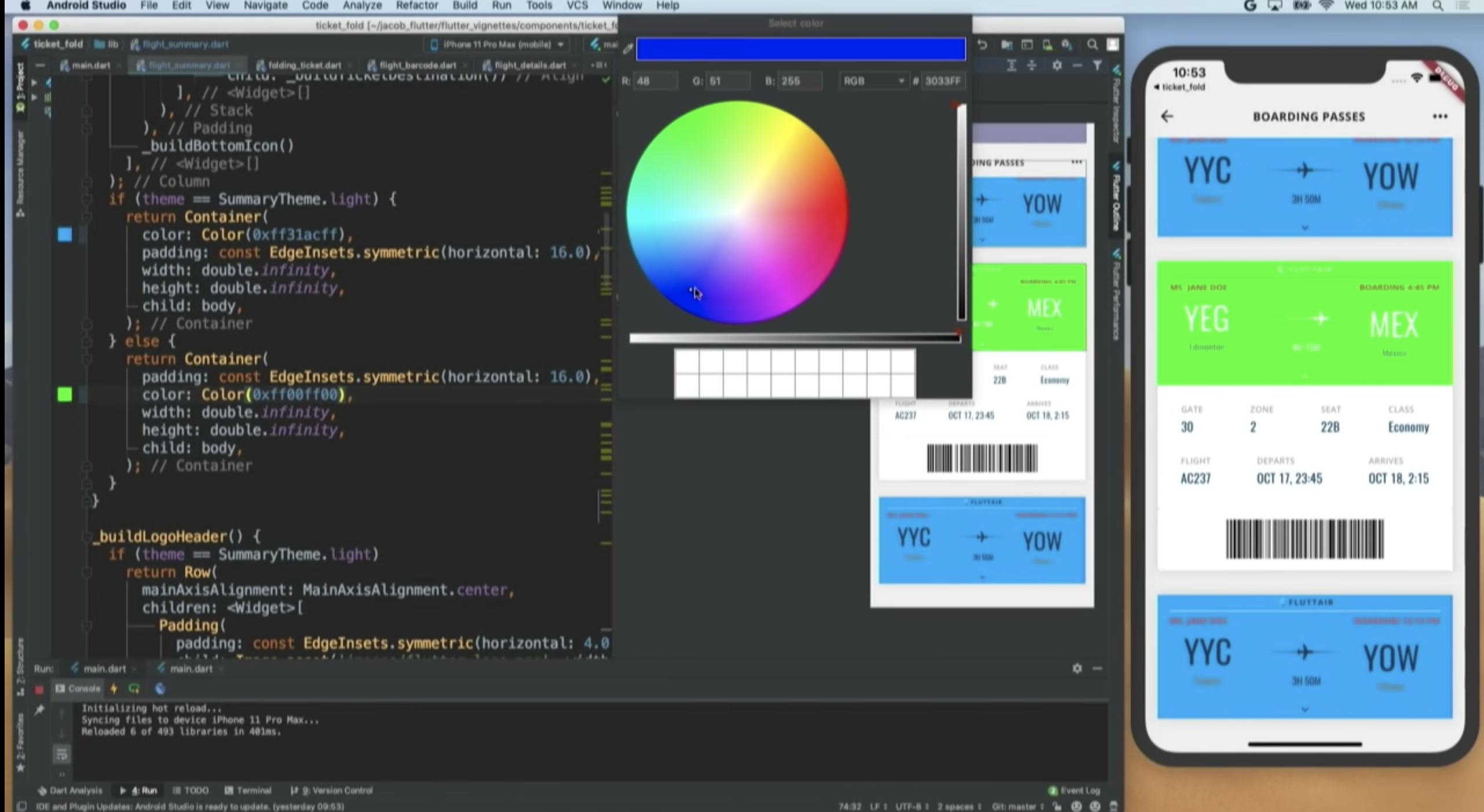 Flutter outline Editor