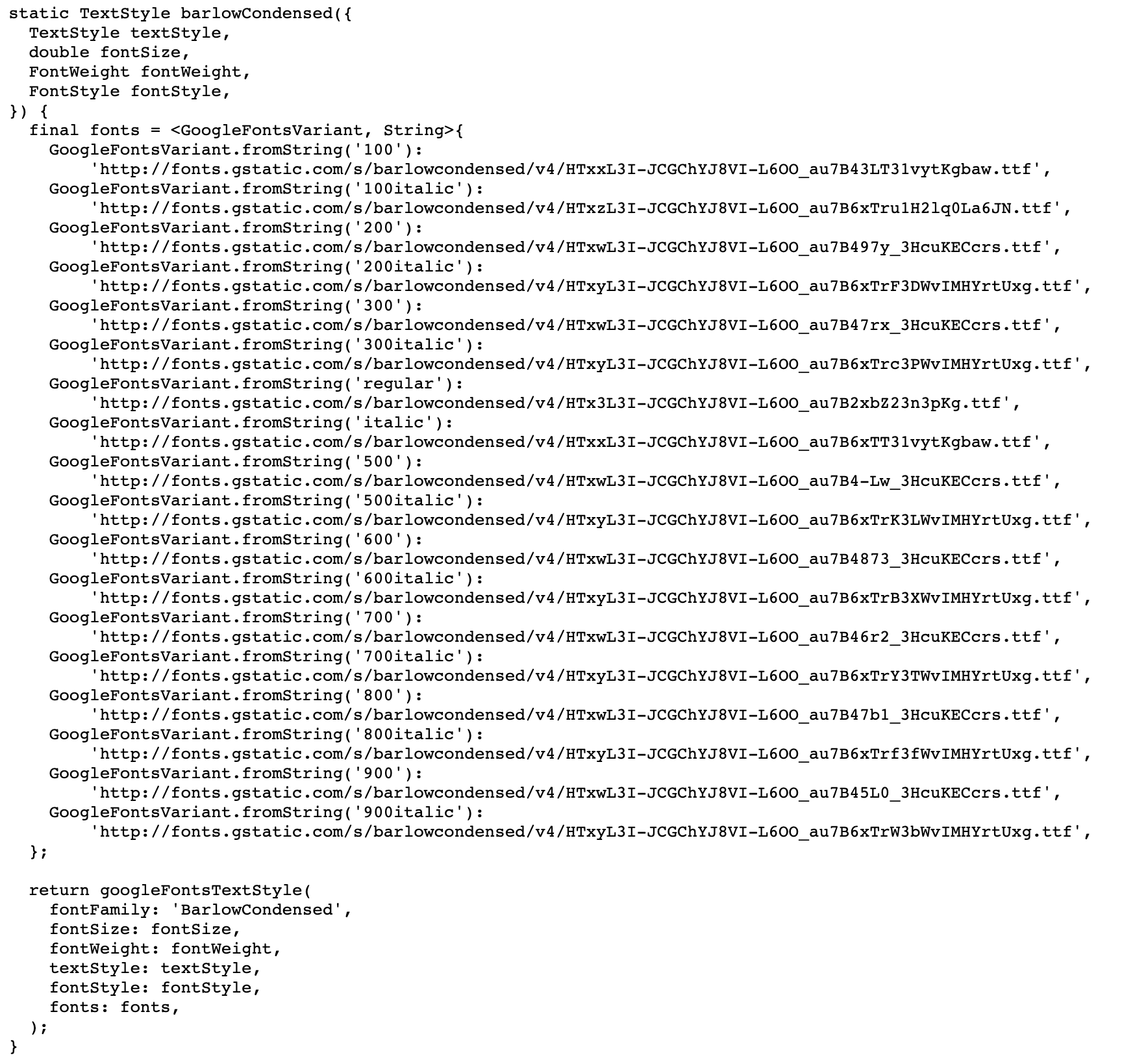 Google Fonts