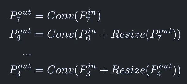 BiFPN (EfficientDet- Scalable and Efficient Object Detection), 2019-1.png