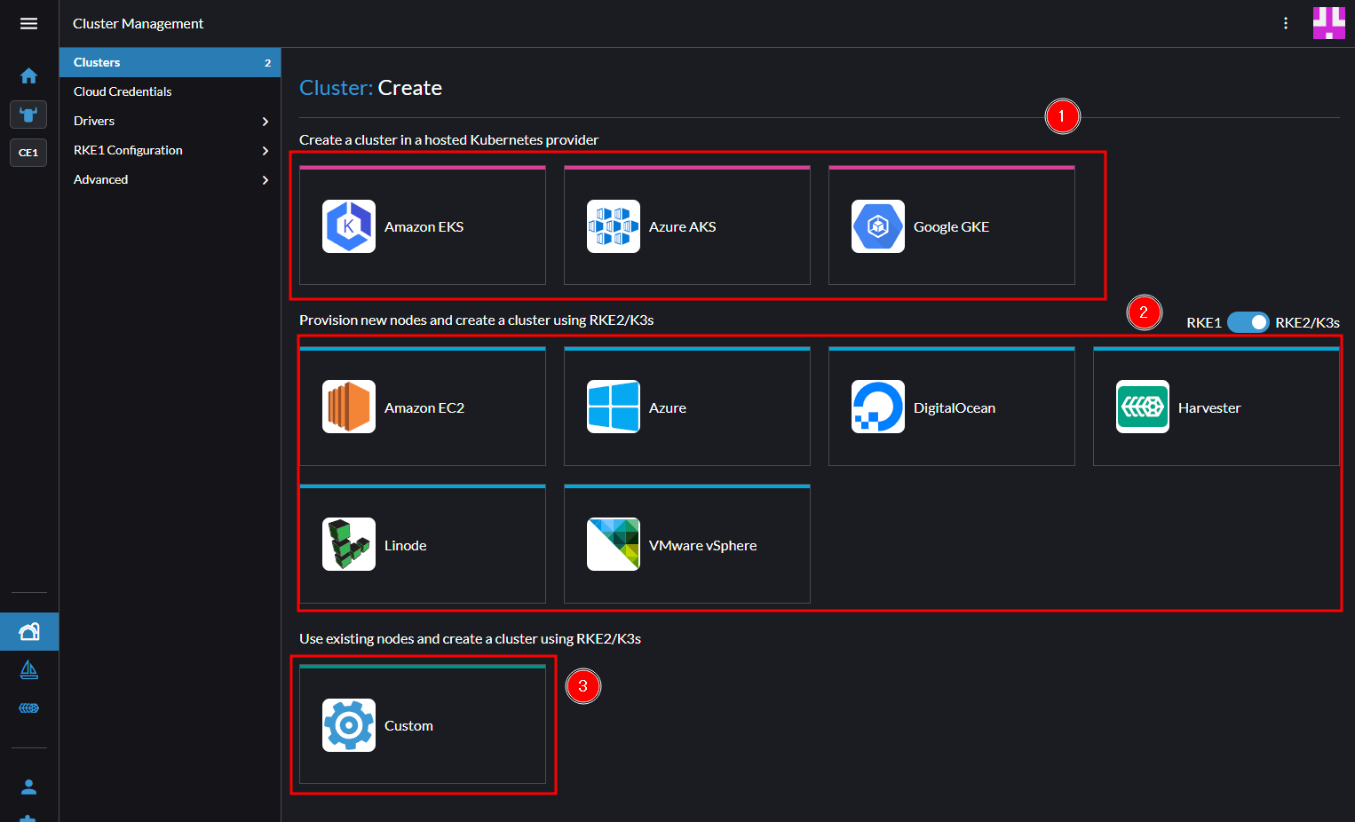 Create Downstream Cluster 03