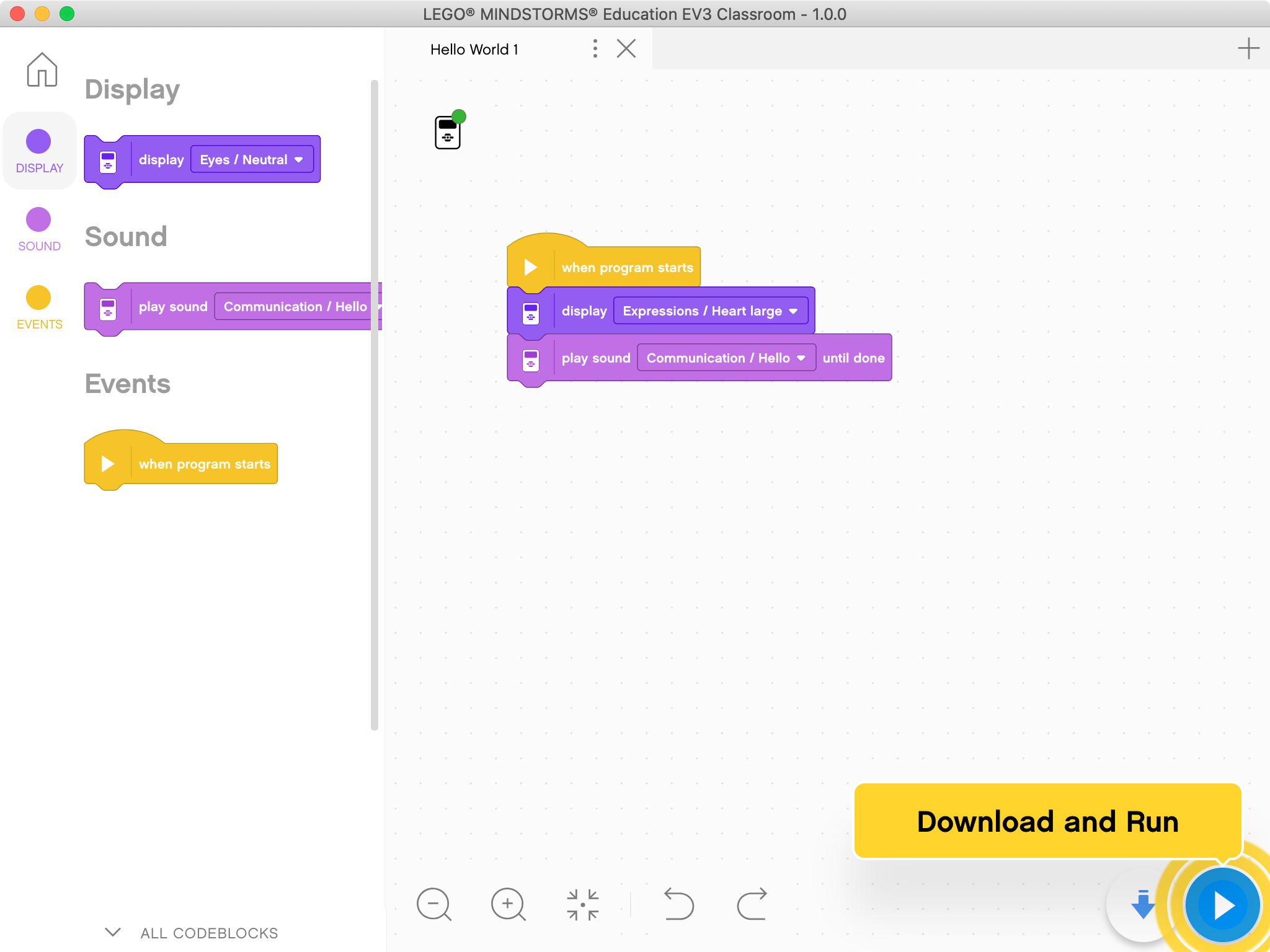 Lego Mindstorms Ev3 Ev3 Classroom で Hello World Qiita
