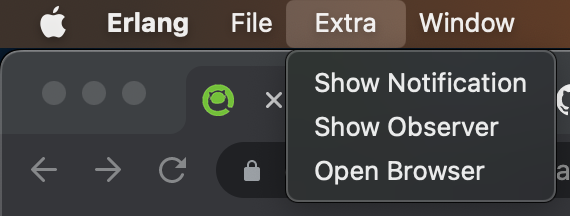 ElixirDesktopメニュー