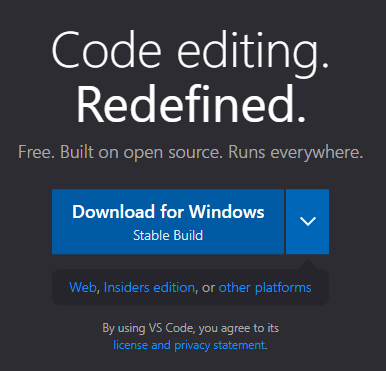 Download for Windowsを押す