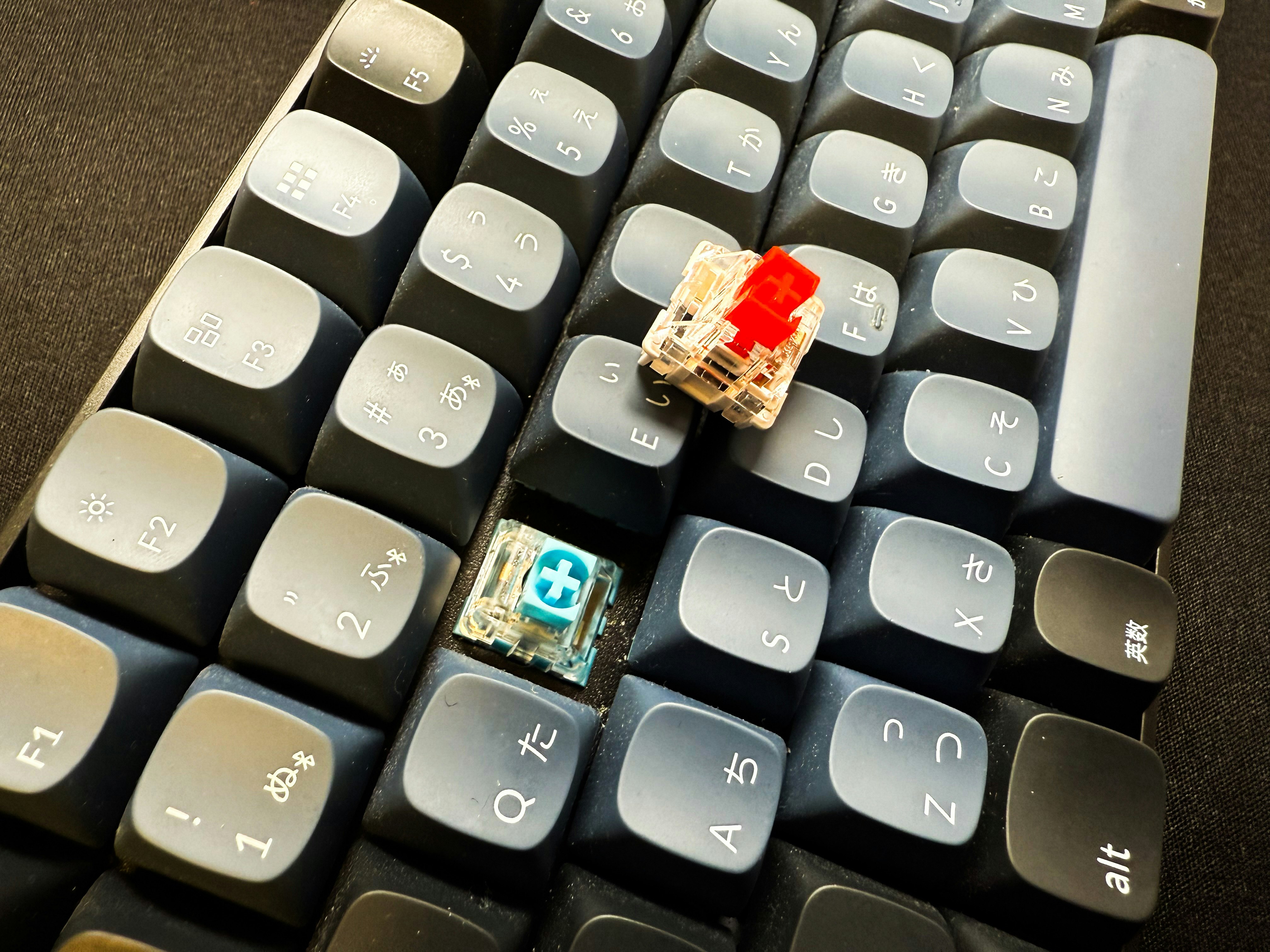 赤軸からの換装