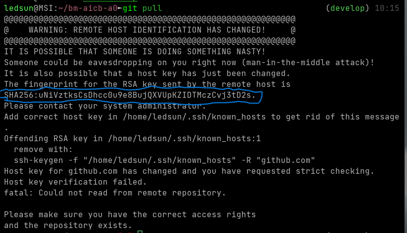 Github Warning: Remote Host Identification Has Changed – What To Do