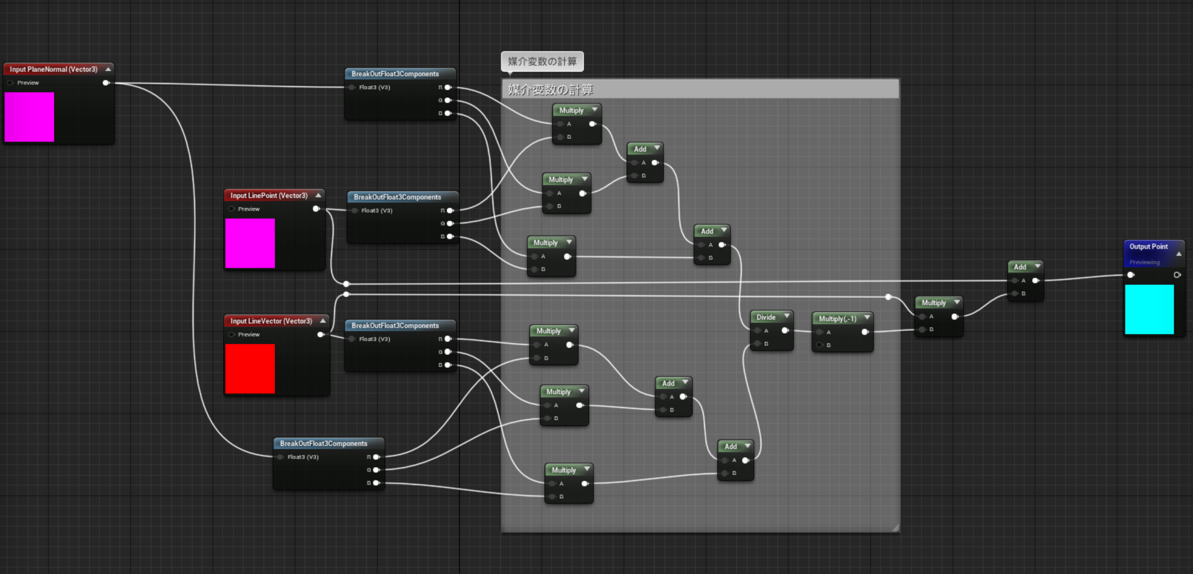 MF_IntersectionOfLineAndPlane