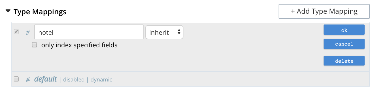 ftsタイプマッピングUI編集