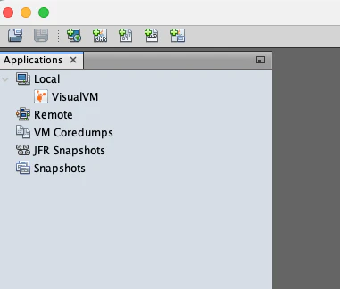 VisualVM empty