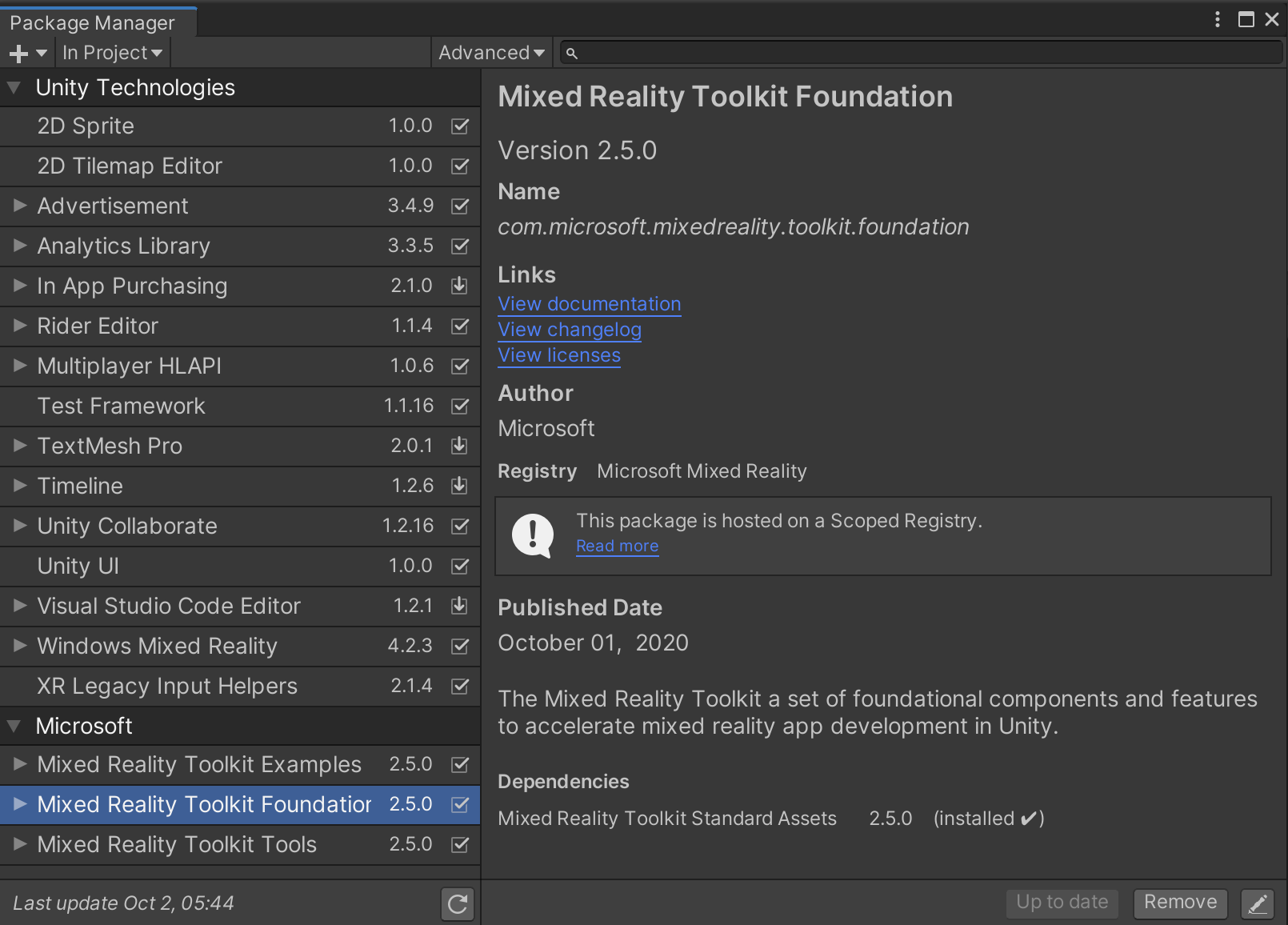 mrtk v2 5 release notes 日本語訳 qiita