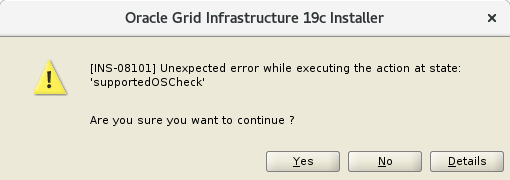 gridSetup.sh Error