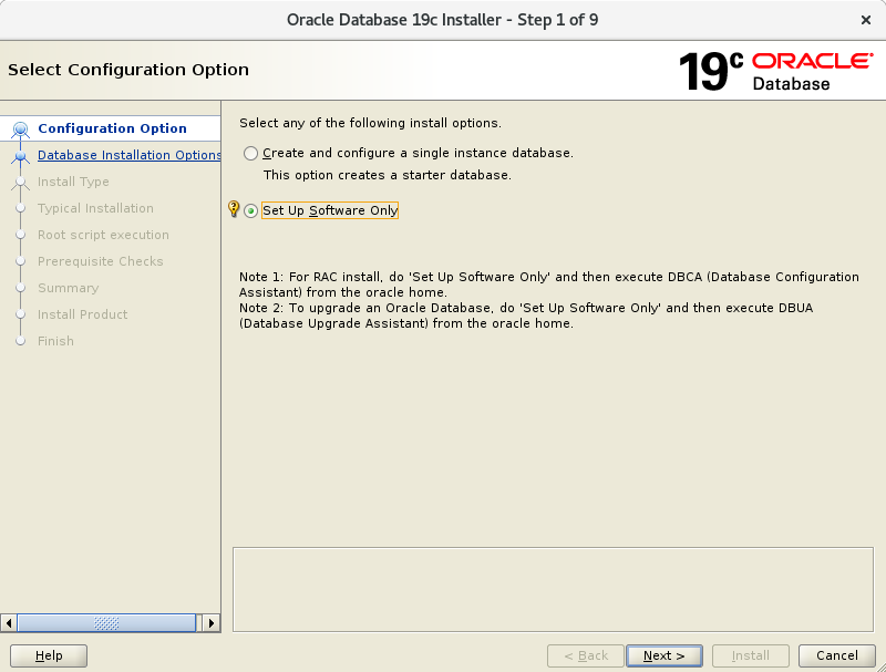 Oracle Database Installer