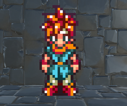 ドット絵のキャラクターを自然に3d空間に馴染ませるテクニック Qiita ドット絵のキャラクターを自然に3d空間に馴染ませるテクニック Qiita